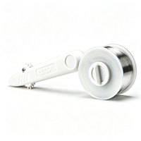Distributeur de soudure RECOIL IH-SPW, alimentation manuelle, compatible avec des fils de 0,5 à 1,2 mm et des bobines de 50 à 500 g, réglable gauche/droite (noir)