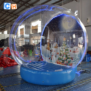 Palla di neve gonfiabile per decorazioni di natale bolla <span class=keywords><strong>Snowball</strong></span> foto cabina a cupola tenda - Product Image 1