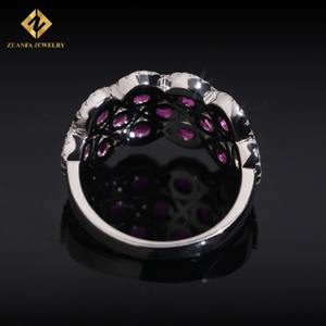 Hot Saling <b>Fashion</b> Full Iced Out Diamond Luxury Jewelry <b>Ring</b> Wholesale <b>Women</b> Wedding <b>Ring</b> 925 Sterling Silver Engagement <b>Ring</b> - Product Image 5