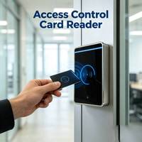 Lecteur RFID NFC étanche IP65 en métal 125Khz 13.56MHz pour système de contrôle d'accès aux portes, lecteur RFID Wiegand
