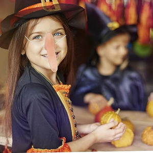 Halloween Pinochio Nez Costumes Maquillage Fête Accessoires Cosplay Sorcière <span class=keywords><strong>Pinocchio</strong></span> Long Nez avec Bande Élastique - Product Image 4