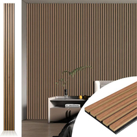 Panneau acoustique mural en bois moderne Akupanel, lattes en chêne naturel, écologique, insonorisant, 22 mm d'épaisseur, panneau acoustique intérieur