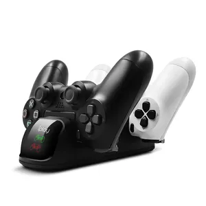 Estación de carga para <span class=keywords><strong>mando</strong></span> de <span class=keywords><strong>Ps4</strong></span>, <span class=keywords><strong>cargador</strong></span> inalámbrico, accesorios de juego - Product Image 1