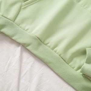 FOXA Sweat-shirt à capuche pour femme, motif grenouille mignonne, manches longues, en coton, vert, taille XL, pour l'automne - Product Image 5