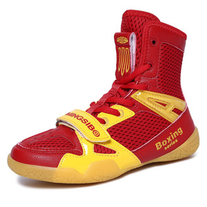 Zapatillas Profesionales de <span class=keywords><strong>Boxeo</strong></span> y Sanda para Niños y Niñas, Botas de Lucha Libre para Entrenamiento - Product Image 3