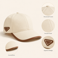 Nouvelle Casquette de Baseball Unisexe en Nylon de Haute Qualité à 6 Panneaux, Forme Triangulaire Inversée, Tendance, Formelle, Protection Solaire, Universelle et Assortie