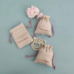Wholesale Imitation Suede <b>Drawstring</b> <b>Pouches</b> for Jewelry Accessories Gift Packaging with Custom Printing to Protect Against Dust - Product Image 2