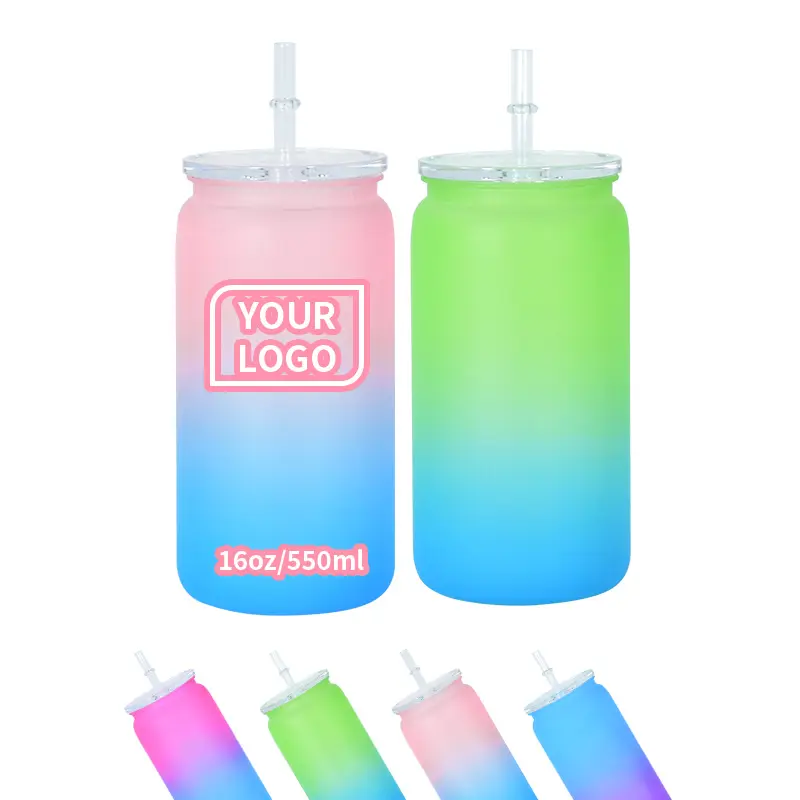 승화를위한 16 온스 선염 플라스틱 리비 컵 및 투명 플라스틱 뚜껑이있는 스티커