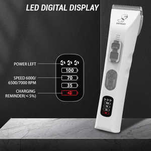 Cortadora de Pelo Eléctrica de Nuevo Diseño, Recortadora de Pelo Profesional para Mascotas, Cortadora de Pelo Silenciosa para Perros y Gatos - Product Image 3