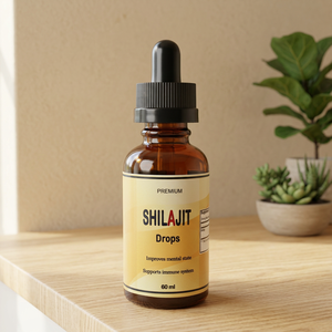 Shilajit del Himalaya con Certificación ISO, Resina Pura Energética en Gotas Líquidas Orales, con Soporte Inmunológico y Beneficios Antioxidantes, Vegano para Adultos - Product Image 1