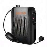 20W 2.4g UHF Penguat Suara Nirkabel Daya Tinggi Plastik LEEPAG Speaker Portabel untuk Guru, Pemandu Wisata & Penggunaan Promosi