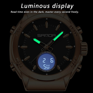 Reloj Deportivo Digital Multifuncional Sanda 9103 con Doble Pantalla, Alarma, Temporizador y Resistencia al Agua - Product Image 2
