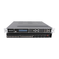 Sintonizador de frecuencia 8SS2 y 4 canales HD H.264/H.265. Modulador opcional multicanal HD IP a DVB-C ISDB-T DVB-T RF 1080P 60fps.
