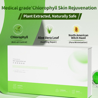 2025 Tendance Produits de Soins de la Peau Chlorophylle Liquide Sérum pour Anti-inflammatoire Acné et Cicatrices Enlèvement Crème Ensemble Complet