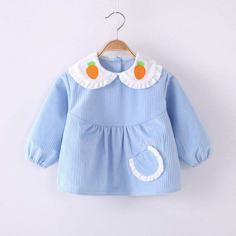 Smock-bleu carotte
