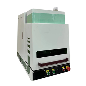 เครื่องทำเครื่องหมายไฟเบอร์เลเซอร์แบบพกพา30W 50W 60W 100W เครื่องแกะสลักโลหะ AI แบบฝังลึกแบบอุตสาหกรรม - Product Image 1