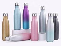 500ml 750ml 1000ml Bouteille d'eau de sport personnalisée en gros Double paroi isolée sous vide 500ml Sport Water Botte