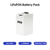 Paket Baterai Kendaraan Listrik Deep Cycle 64V20AH LiFePO4 Hemat Energi dengan Konsistensi Tinggi untuk Kendaraan Roda 2 dan 3