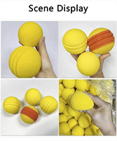 Pelotas de Tenis de Alta Visibilidad con Marcadores de Franja Roja para Ejercicios de Seguimiento Visual, Niños Principiantes, Venta al Por Mayor