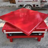 Plataforma Elevadora Hidráulica Fija de Tijera para Bajada de Emergencia, Mesa Elevadora Estacionaria para Elevación de Mercancías en Interiores
