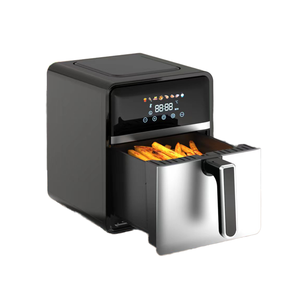 XL 8qt friggitrice ad aria formato famiglia, preset di controllo digitale One-Touch, <span class=keywords><strong>patatine</strong></span> <span class=keywords><strong>fritte</strong></span>, 8 menu colorati, finestra visibile, acciaio inox - Product Image 2