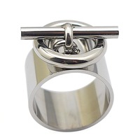 Edelstahl Runde Ring Engravable Anpassbare Bijoux Frauen Silber Farbe Einzigartige Schmuck Exquisite Mode Mädchen Biker Ring