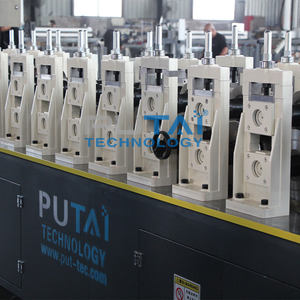 Автоматический профилегибочный станок Putai для производства уголковых профилей L25 из оцинкованной стали для защиты углов стен - Product Image 5