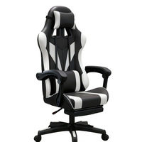Chaise de jeu ergonomique en métal pour la maison, chaise de bureau inclinable, siège de jeu paresseux avec dossier, confortable pour longues sessions, réglable en hauteur, idéale pour dortoir