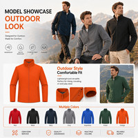 Veste Softshell Personnalisée avec Logo pour Homme, Doublure Polaire, Coupe-Vent Imperméable, Manteau d'Extérieur Sportif, Vêtement d'Entreprise OEM Usine