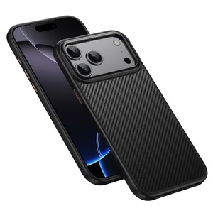 Nuova custodia per telefono magnetica transfrontaliera con struttura in fibra di carbonio <span class=keywords><strong>Cover</strong></span> protettiva per <span class=keywords><strong>iPhone</strong></span> 17 Pro Max e per <span class=keywords><strong>Apple</strong></span> 16 - Product Image 6