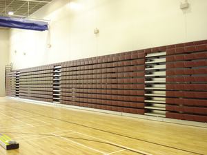 학교 및 스포츠 시설 관람석 텔레스코픽 트리뷴 좌석 시스템 개폐식 금속 경기장 층형 관람석 좌석 - Product Image 6