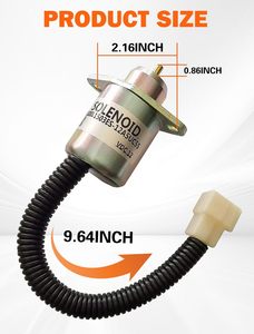 SA-4569-T วาล์วโซลินอยด์ปิดน้ำมันเชื้อเพลิง 17454-60010 1503ES-12A5UC5S 16616-60010 1503ES สำหรับเครื่องยนต์ดีเซล D905 D1005 12V - Product Image 4