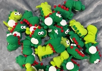 Nouveau mignon Crochet en peluche dinosaure poupées bébé Kawaii jouets en peluche enfants poupée de couchage pour enfants S cadeaux