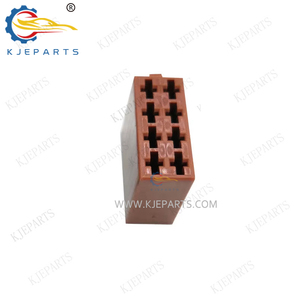 Connecteur de câble automobile 8 broches noir 8 broches marron femelle boîtier <span class=keywords><strong>ISO</strong></span> pour adaptateur <span class=keywords><strong>autoradio</strong></span> - Product Image 3