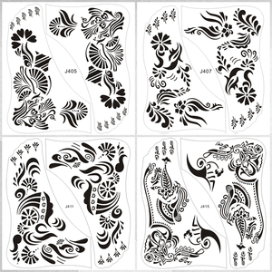 Tatuaggi Temporanei 3D Semi-Permanenti Impermeabili Bianchi con Pizzo, <span class=keywords><strong>Migliori</strong></span> Adesivi per Tatuaggi a Prezzo di Fabbrica - Product Image 2