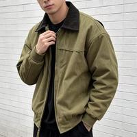 Vêtements d'extérieur décontractés avec logo personnalisé, veste bomber d'hiver pour homme, manteau de travail