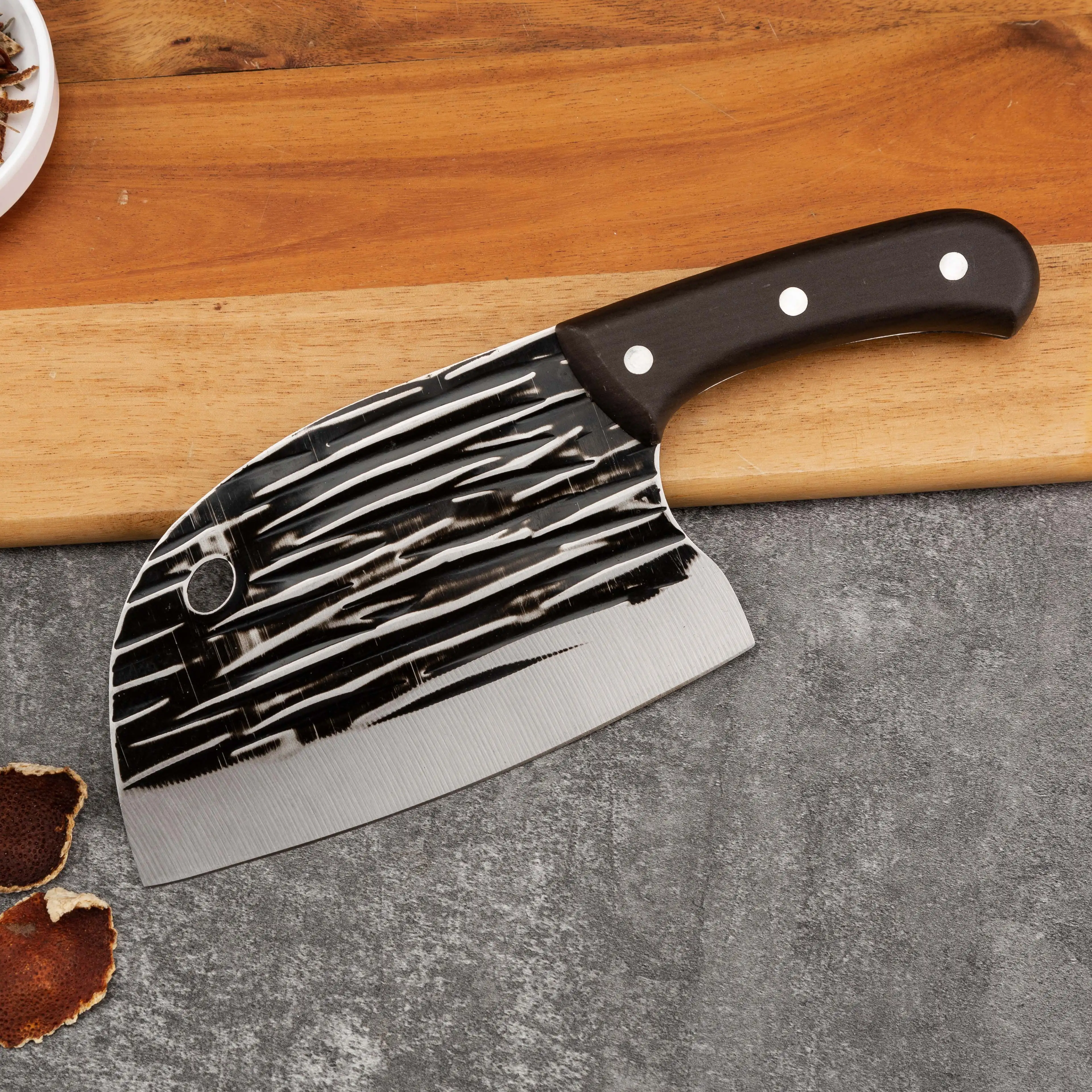 Faca de cozinha japonesa para desossa de carne, faca de açougueiro, pescador e chef, faca afiada