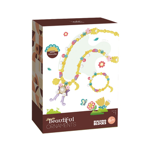 Blocs de construction créatifs et amusants pour enfants, motif Fille Lavande, 105 pièces, DIY, pour colliers et bijoux, pour les 6 ans et plus - Product Image 2
