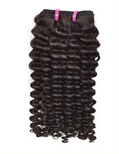 Paquets de trame de cheveux indiens bruts brésiliens naturellement ondulés 10 40 pouces extensions ondulées rebondissantes de trame de génie teint sans vapeur - Product Image 6