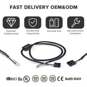 Arnés de cableado para robot con sensor Hall, cable de programación Delta VFD y cable coaxial para accionamientos de robots industriales - Product Image 4