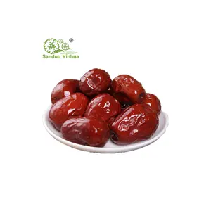 Tâmaras secas Dubai Candied Cinza Seco Jujuba vermelha fruta Oval Nozes e frutas secas Tamarindo doce frutas secas para velas