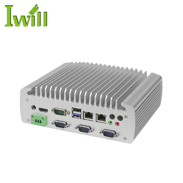 Iwill Fanless PC Intel Celeron J1900 Industrial Embedded Computer Hardware Industrial Mini IPC X86 for POS
