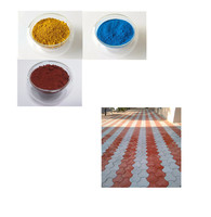 Feo3 — poudre de couleur, pigment colorant béton, briques, oxyde de fer synthétique, marron orange