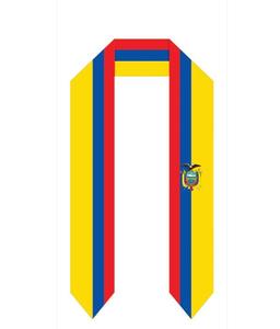 Bandera de Venezuela Patrón Bufandas Bandera nacional Graduación Faja Estola Bufanda de satén - Product Image 4