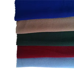 Текстиль Yundex, Высококачественная шелковая пузырьковая креп-шифоновая ткань 75D, тканая пузырьковая ткань для платьев, исламских хиджабов и шарфов