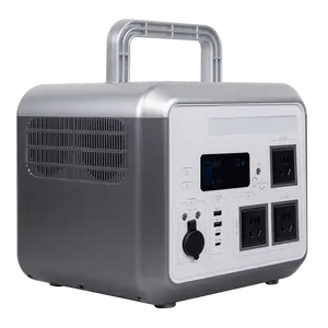 Lifepo4 배터리 휴대용 태양 광 시스템 저장 충전식 팩 220V 600w 휴대용 충전 스테이션