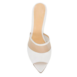 Eleganti <span class=keywords><strong>Sandali</strong></span> Mule da Donna 2020 con Punta Affusolata, <span class=keywords><strong>Tacco</strong></span> <span class=keywords><strong>Alto</strong></span> a Stiletto, Tomaia in PU, Tendenza Moda Estiva - Product Image 3