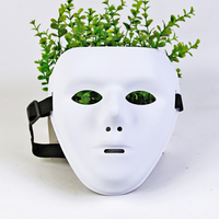 Masques complets Jabbawockeez Plain White Face pour Halloween Masquerade Drama Party Hip-Hop Ghost Dance Performances Props