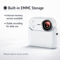 Caméra d'action POV magnétique portable 4K grand angle avec capteur 20MP, EIS, IPX8, faible luminosité, EMMC en option