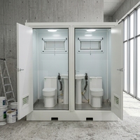Nouvelle cabine de toilette mobile en acier chinois, toilette modulaire, écologique et durable, adaptée aux espaces publics
